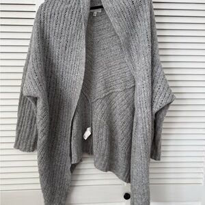 Lucky Brand Light Gray Women's Open Cardigan